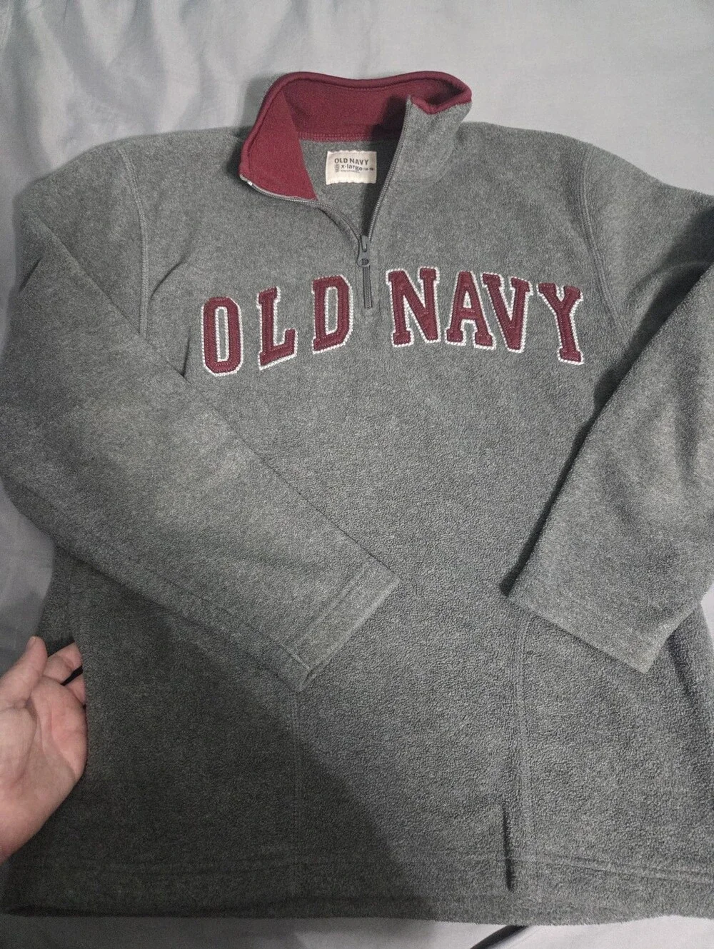 OLD NAVY Quarter Zip Fleece Sweater Size XL Boys